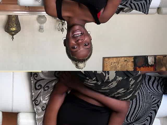 Thick Ebony MILF did work on her casting