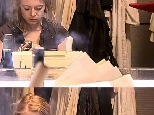 Three hardcore blonde lesbians in sexy lingerie
