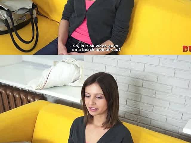 Brunette Teen Gets Fucked At Casting