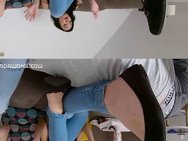 Goddess mia and her friend feet worship