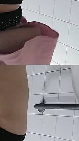 Peeing in a Public Bathroom