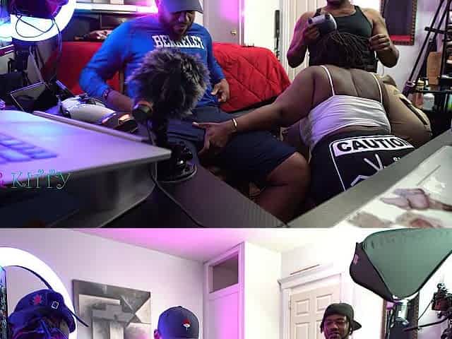 Black KittyLove Slutted Out By The Homies