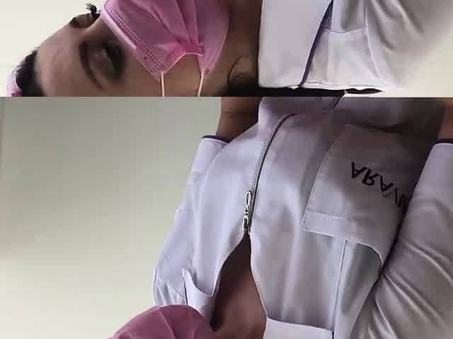 Sexy Nurse Blows Patient in Exam Room