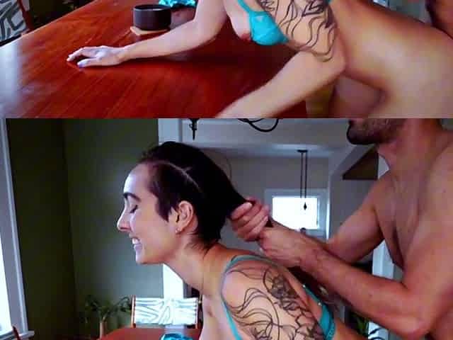 FREE USE WIFE GETS FUCKED ON THE TABLE