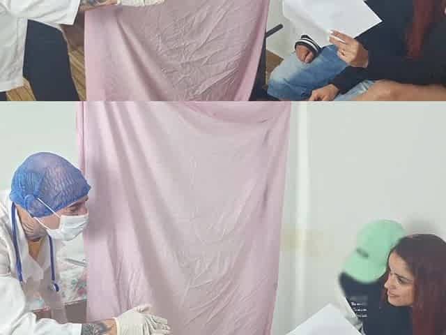 Wife goes to the doctor and the cuckold stays in the expecting room!
