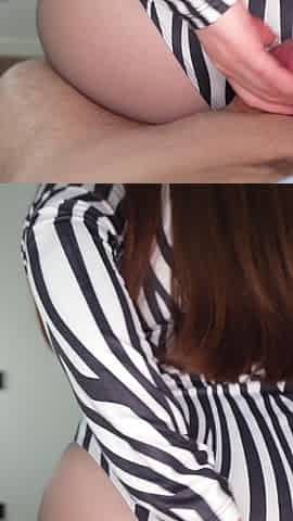 Footjob & Sloppy Blowjob Explosion
