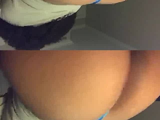 Black nifty butt twerking