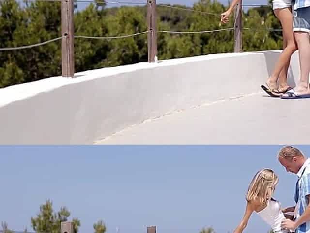 Tracy Smile In Small Chick Gets Turned On On Holiday