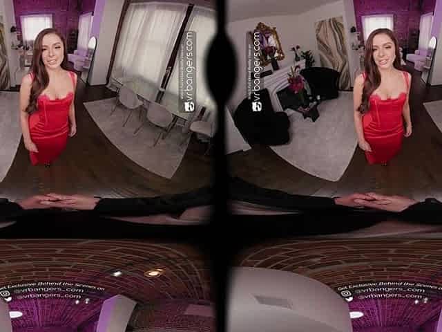 VR Bangers Glamorous Slender Honey Vanna Bardot Makes a Crave Come True Wearing Hot Underware VR Porn