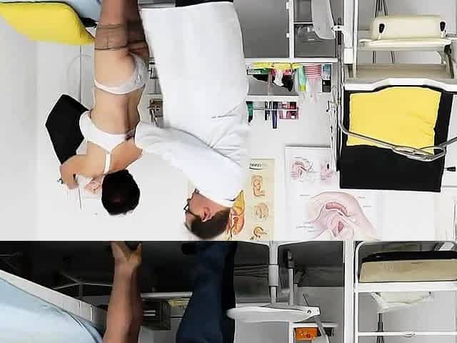 Handjob amateur mature on knees jerking in the kitchen