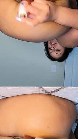 Pink pussy and ass kinky solo toy fun