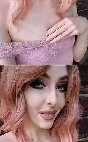 This Afternoon the Weather Was Really Nice, Perfect for Showing off My Tits Outside