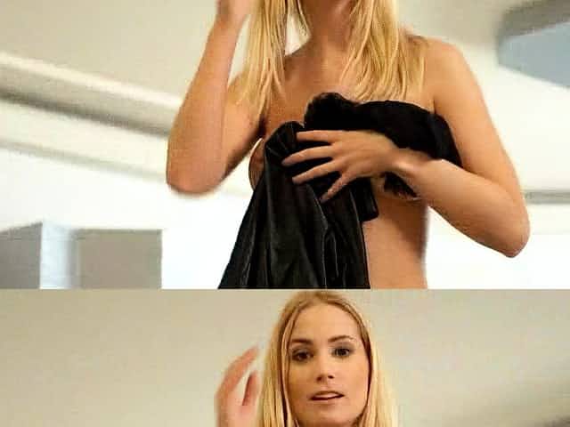 It's so weird to saw my new stepmom masturbating