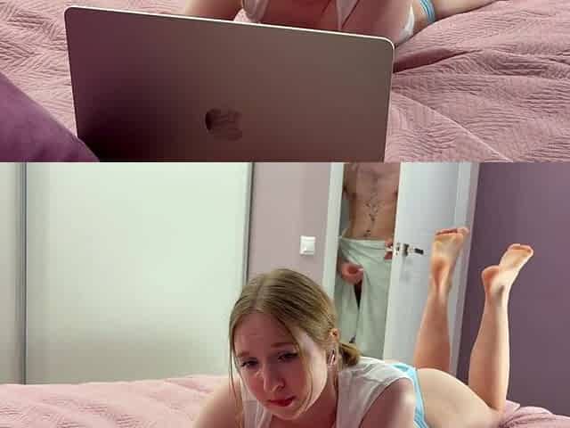 That babe Got So Lustful Watching Porn, That babe Plugged My Booty and Screwed Me Hard