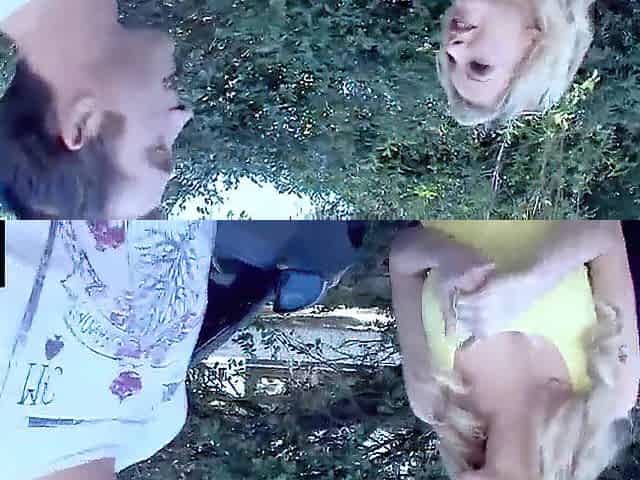 Marvelous blond gal with blue eyes takes a biggest shlong