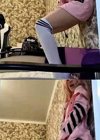 Close up Of Teen Masturbating