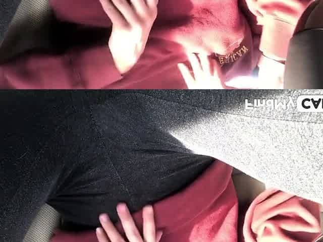 Brunette Teen Masturbates by the Lake Outdoors