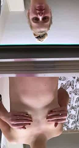 Real amateur teen plays with toys as she masturbates
