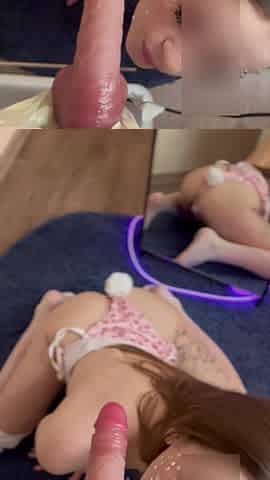 Stepsister Sucks a Rubber Dick and Dreams of the Present!