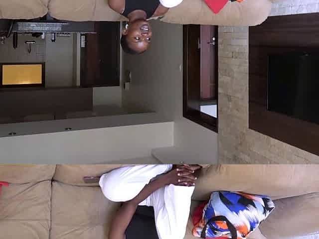 This cute EBONY TEEN came for opportunity