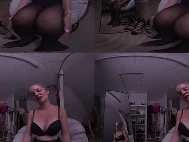 Heels in the mirror