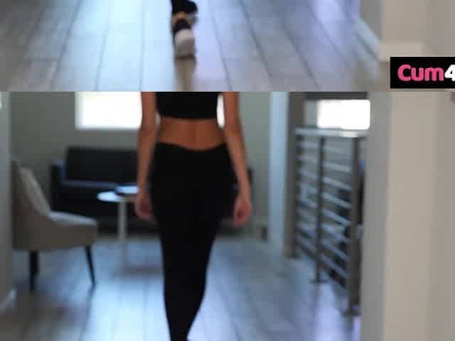 Jogging Bang Toy Brings Home Schlong To Fill Her Perspired Snatch