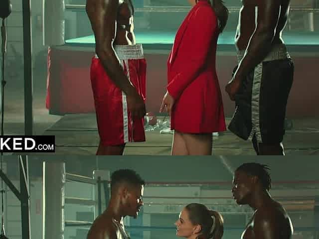 Blacked Tori Black Is Oiled Up And Dominated By Two BBCs