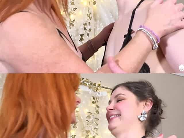 Mature BBW And Teen Licking Shaved Pussy Together - OLDNANNY