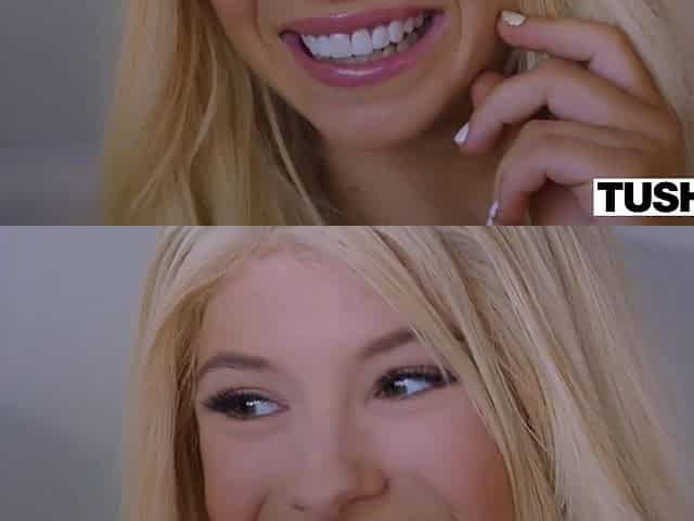 Slim Blonde Kenzie Reeves & Slender Small-titted Asian Vina Sky Swap Hefty BWC Between Their Asses