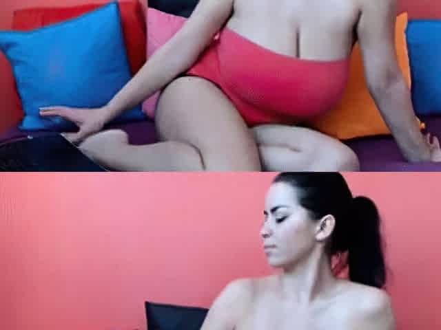 Big-Titted Brunette Zoey's Webcam Show