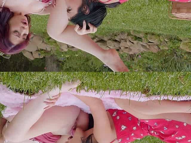 Seductive lesbies outdoor exciting adult clip