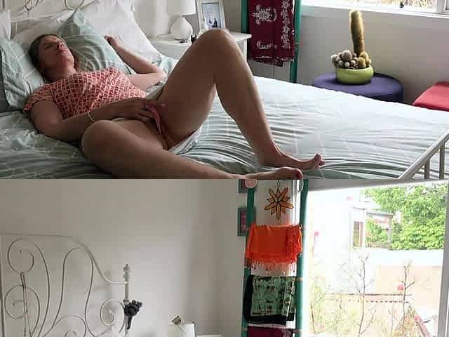 Hidden Masturbate MY CHUBBY FAT WIFE