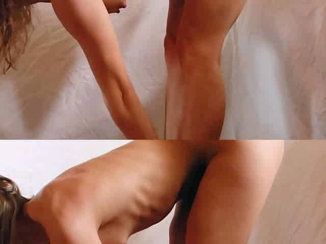 Blonde moist teen peach solo session