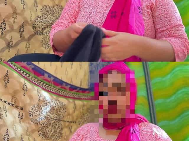 Big Pussy BBW Big Ass & Huge Boobs Hot Egypt Stepmom Washing Dress & Gets Horny!