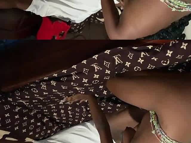 Ebony black cutie have a fun banging the boss always
