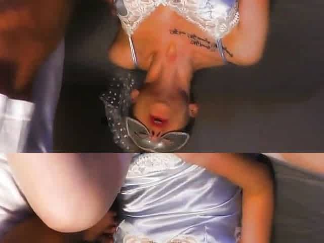 Milf's Dirty Talk and Orgasm in Stockings