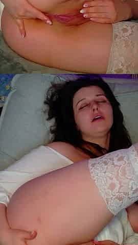 Finger Ass in White Dress