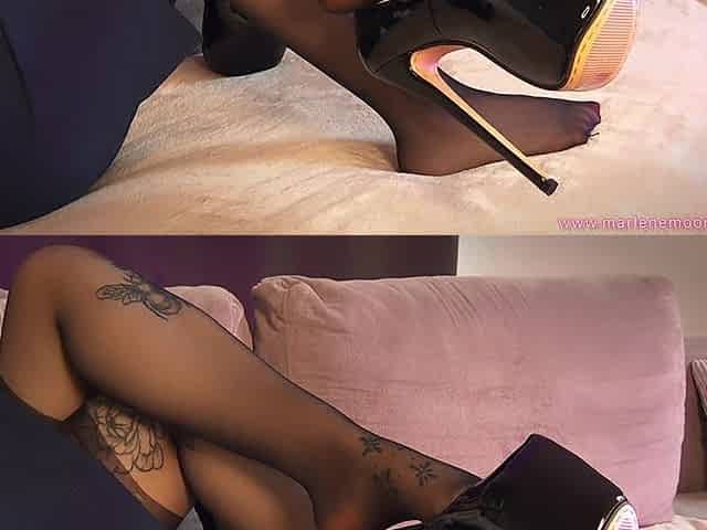 Feet After Work, Foot Fetish, Masturbation Instructions Marlene Moore