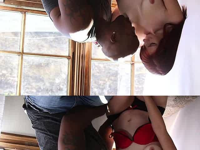 Violet Monroe gets her pussy stuffed with a big cock.