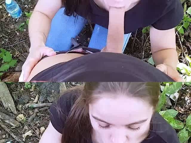 Nick Whitehard - Public Blowjob ! We were noticed by