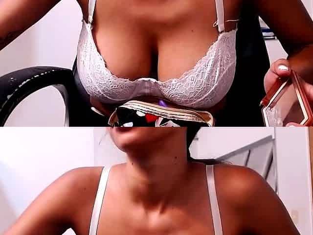 Big boobs milf masturbates with her dildo
