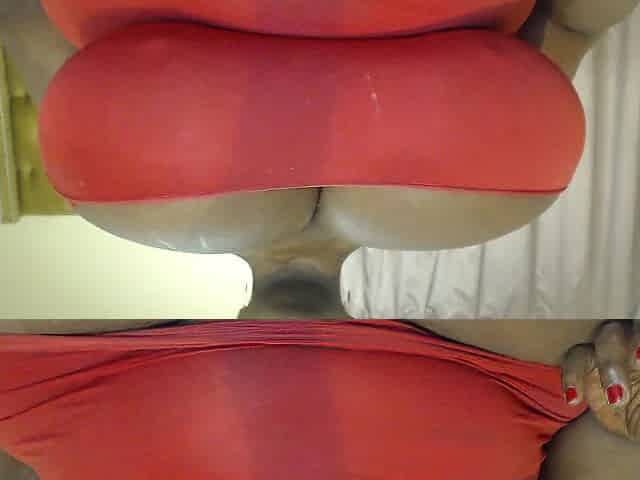 Ebony BBW Boobs Tease