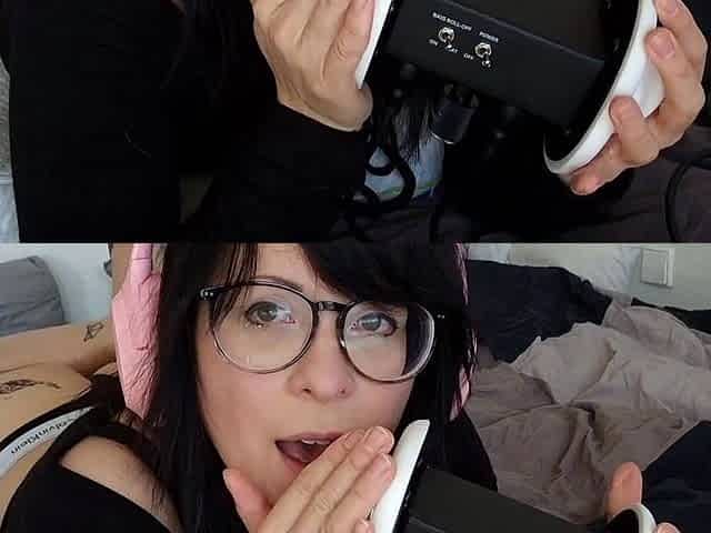 JOI ASMR Earlicking Moaning RELAXING German Big Tits