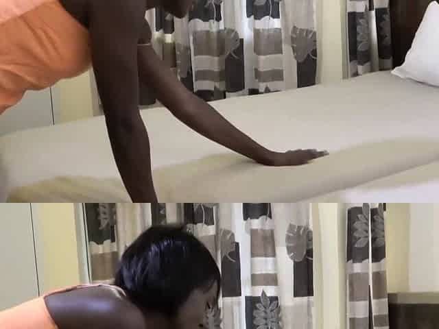 Gorgeous Ebony Babe ROUGH ANAL RAILED