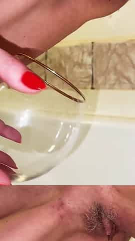 Sperm Drain #4. French MILF Makes a Sexy Aphrodisiac Cut of Your Cum and Her Squirt. Dirty Fetish