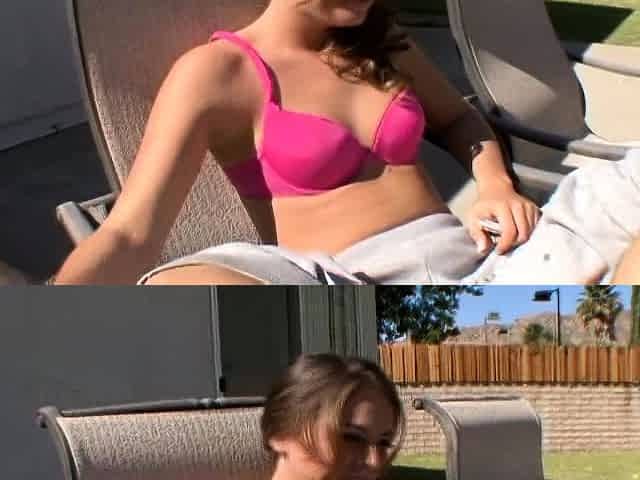 Euro amateur outdoor masturbation