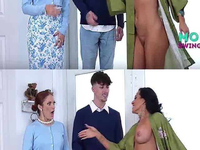 Stepmom Corrupts Shy Teen Next Door - Sandy Love, Elise london, Ethan Seeks, Arin Jones