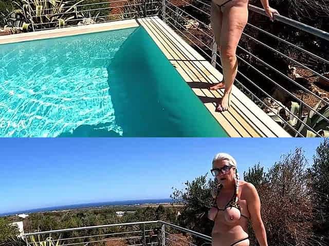 Pissing in a Micro Bikini