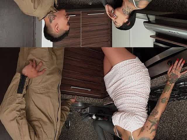Latina Butt Wants Her Plumber to Fuck Her with His Big Cock - Larolax