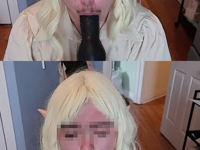 FTM Femboy Elf Gets Banged By Werewolf Knob